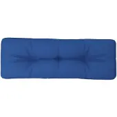 vidaXL Coussin de palette bleu royal 120x40x12 cm tissu