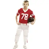 MOM Rugby Player Costume Beige 10-12 Years Enfants