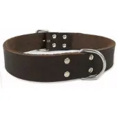 Brekz Collier en cuir marron pour chien