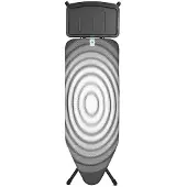Brabantia C AVEC REPOSE-FER POUR GÉNÉRATEUR À VAPEUR - 124 X 45 CM - TITAN OVAL