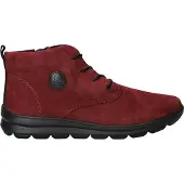 Rieker Bottines à lacets rouge rubis