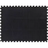 vidaXL Dalle de sol en caoutchouc noir 12 mm 90x120 cm
