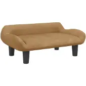 vidaXL Lit pour chien Marron 70x40x24 cm velours