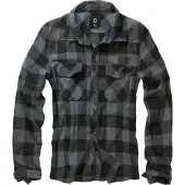 Brandit Chemise bleu-gris / gris foncé / noir