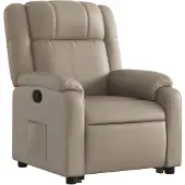 vidaXL Fauteuil relax avec releveur Cappuccino-Brun Similicuir