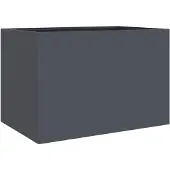 vidaXL Jardinière anthracite 62x47x46 cm acier