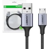 UGREEN Câble Usb Do Micro Usb Us290 Usb Qc 3.0 2.4A 2M (Czarny)