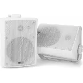 Power Dynamics WS50A Kit d'enceintes Wifi/BT (Actif, 1x 240 W), Haut-parleur PA, Blanc