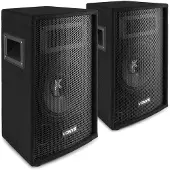 VONYX Paire d'Enceintes Passives Sono DJ PA 15cm 2 x 150W