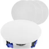 Power Dynamics speaker (4x) geluidsinstallatie - NCBT604 - 120W - 6.5 - Wit, Haut-parleur PA, Blanc