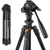 K&F Concept K234A0 Videostativ mit 3D-Kopf und Telefonhalter