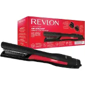 Revlon Tools One-step Air Straight Rvdr5330e Hair Straightening Brush Argenté