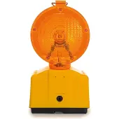 Perel Lampe de travail à LED Orange, pour une grande visibilité sur le site ou dans les zones dangereuses