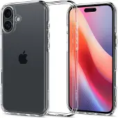 Spigen Coque Ultra Hybrid pour Apple iPhone 16 Plus - Crystal Clear