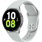 Screen Guard Professional Bracelet sport Samsung Galaxy Watch5 Silicone Strap (Silicone), Sangles de montre, Gris