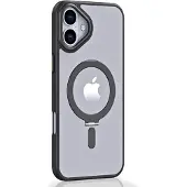 Cover-Discount iPhone 16 - Housse de protection en acrylique avec aimant (Apple iPhone 16), Coque pour téléphone portable, Noir