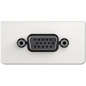 Kindermann 7456?000?501 VGA blanc Prise de courant (7456000501)