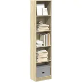 vidaXL Bibliothèque chêne sonoma 40x24x176 cm bois d'ingénierie