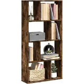 vidaXL Bibliothèque chêne fumé 60x20x120 cm bois d'ingénierie