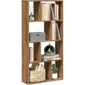 vidaXL Bibliothèque chêne artisanal 60x20x120 cm bois d'ingénierie