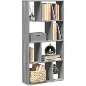 vidaXL Bibliothèque sonoma gris 60x20x120 cm bois d'ingénierie
