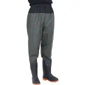 vidaXL Cuissardes avec bottes vert foncé taille 41