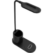 Rebeltec Lampe LED avec chargeur sans fil QI W600, 10 W, noire