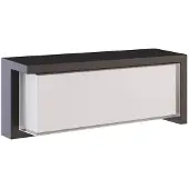 Beneito Faure Applique Murale Extérieure Rectangulaire Led Blis 24W, Interrupteur Cct (2700K/3200K/4000K), Noir Mat - Luminaire Design Par