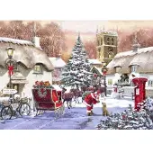 Bluebird Puzzle Village and Santa