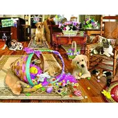 Sunsout Puzzle Chaos de Pâques - Puzzle de 1000 pièces