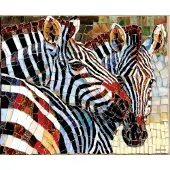 Sunsout Puzzle Vitrail Zebras - 1000 Teile Puzzle
