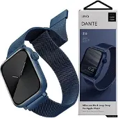 Uniq Dante Apple Watch Series 4/5/6/7 (40 mm, Acier inoxydable), Sangles de montre, Bleu