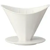 De'Longhi OCT Dripper 4 tasses Blanc, Cafetière, Blanc