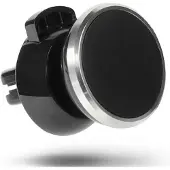 Xqisit Uchwyt magnetyczny do krat. went. czarny/black 38471, Support pour smartphone, Noir