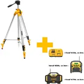 DeWalt DE0733-XJ Trépied Laser - 1/4" - 0,97 À 2,48 M