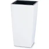Prosperplast High Urbi 49l 32.5x32.5x61 Cm Flowerpot Blanc
