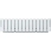 Prosperplast Jardinière À Suspendre Balcon Pot De Fleurs 58cm Blanc Boardee Fencycase