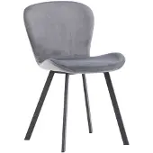 Ebuy24 Lilja chaise de salle à manger gris