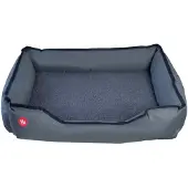 Glovii Lit chauffé pour animaux - - GPETB - Gris - Rectangulaire - Intérieur