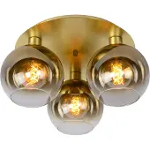 Lucide MARIUS plafonnier sphères dorées 3xE27 60W
