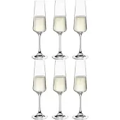 Leonardo Verres à champagne Paladino - 220 ml - 6 pièces