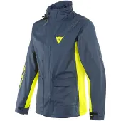 Dainese Veste de pluie moto Storm 2, bleu/jaune, S