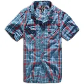Brandit Roadstar Short Sleeve Shirt Bleu 5XL Homme