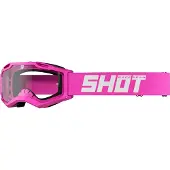 Shot Race Gear Assault 2.0 Solid Off-road Goggles Rose Clear/CAT0