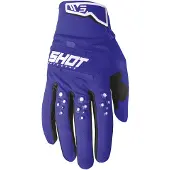 Shot Vision Off-road Gloves Bleu M / Short