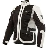 Dainese Veste textile pour moto Desert Tex, noir/beige, 48