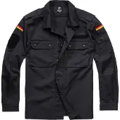 Brandit Chemise jaune / rouge feu / noir
