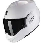 Scorpion EXO-Tech Evo Solid, casque modulaire ,Blanc ,XS