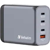 Verbatim Gan 200W3Xusb-C/Usb-A chargeur secteur + adaptateur Eu/Uk/Us Gnc-200 32204