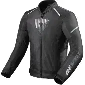 REV'IT! Sprint H2O Noir Blanc Blouson Taille XL